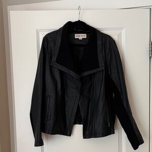 Women's Black Leather Jacket